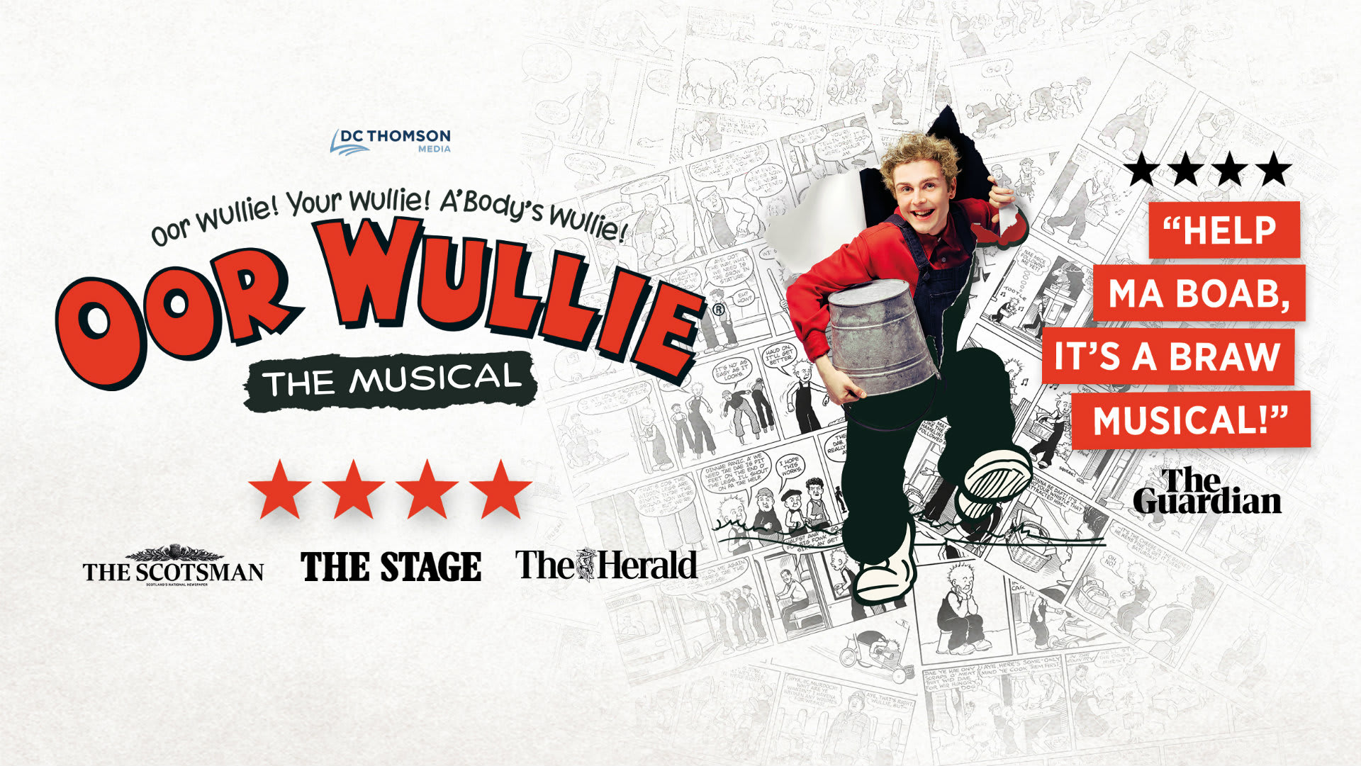 Oor Wullie Tickets Theatre Royal Glasgow in Glasgow ATG Tickets
